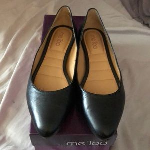 Me Too Black Flats